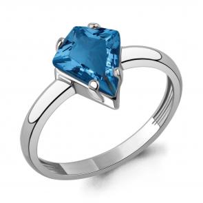 Серебряное кольцо AQUAMARINE с Лондон топазом А65011693 фото