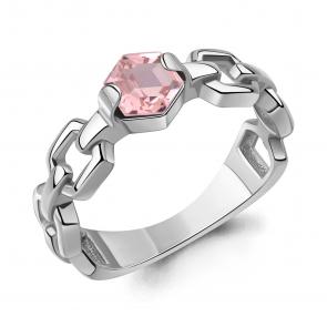 Серебряное кольцо AQUAMARINE с морганитом А65015290 фото