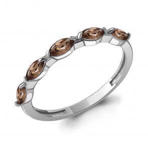 Серебряное кольцо AQUAMARINE с кварцем А65015501 фото