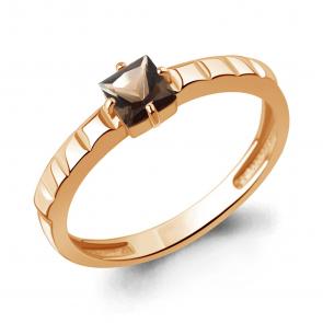 Кольцо из золочёного серебра AQUAMARINE с кварцем А65026101-п фото