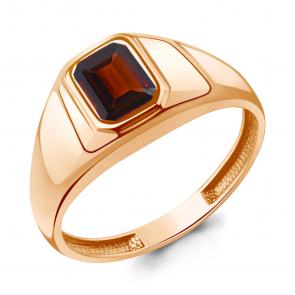 Кольцо из золочёного серебра AQUAMARINE с гранатом А65031485-п фото