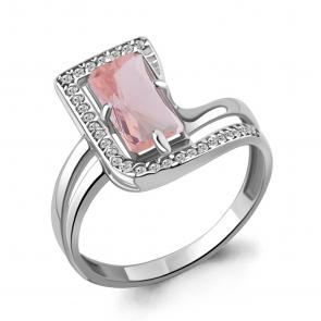 Серебряное кольцо AQUAMARINE А6579990А фото
