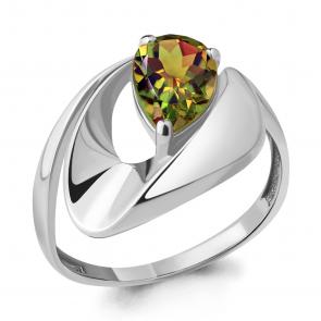 Серебряное кольцо AQUAMARINE с султанитом А6590719 фото