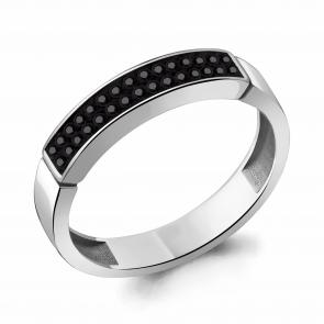 Серебряное кольцо AQUAMARINE с ювелирным кристаллом А66686Ч фото