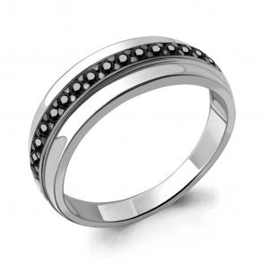 Серебряное кольцо AQUAMARINE с ювелирным кристаллом А67212Ч фото