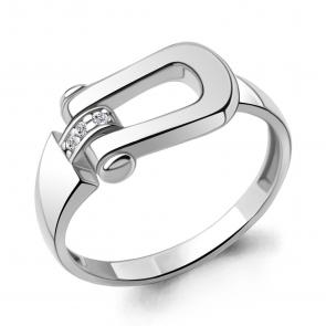 Серебряное кольцо AQUAMARINE с фианитом А67434А фото