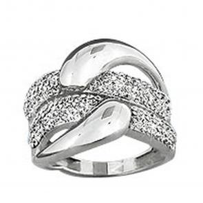 Серебряное кольцо AQUAMARINE с ювелирным кристаллом А68248 фото