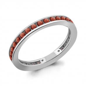 Серебряное кольцо AQUAMARINE с турмалином А68819В фото