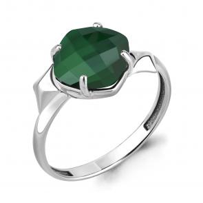 Серебряное кольцо AQUAMARINE с агатом А6905909 фото