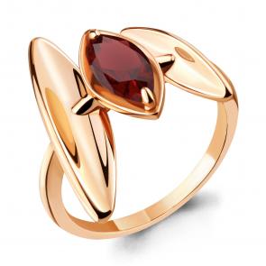 Кольцо из золочёного серебра AQUAMARINE с гранатом А6917303-п фото
