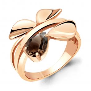 Кольцо из золочёного серебра AQUAMARINE с кварцем А6919201-п фото