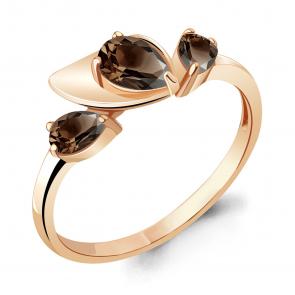 Кольцо из золочёного серебра AQUAMARINE с кварцем А6935601-п фото