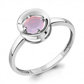 Серебряное кольцо AQUAMARINE с опалом А69420606 фото