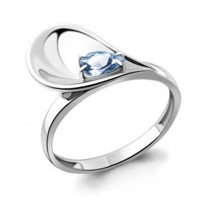 Серебряное кольцо AQUAMARINE с топазом А6944705 фото