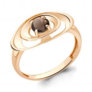 Кольцо из золочёного серебра AQUAMARINE с кварцем А6945001-п фото