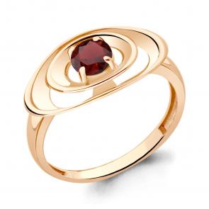 Кольцо из золочёного серебра AQUAMARINE с гранатом А6945003-п фото