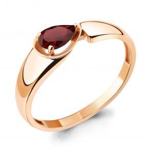 Кольцо из золочёного серебра AQUAMARINE с гранатом А6945103-п фото