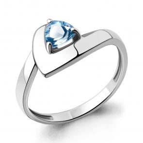 Серебряное кольцо AQUAMARINE с топазом А6949005 фото