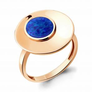 Кольцо из золочёного серебра AQUAMARINE с опалом А6949995-п фото