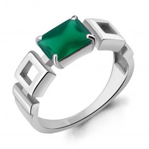 Серебряное кольцо AQUAMARINE с агатом А6951609 фото