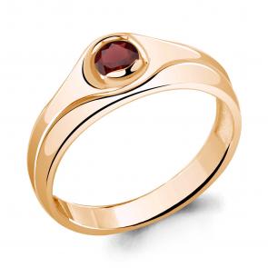 Кольцо из золочёного серебра AQUAMARINE с гранатом А6952303-п фото