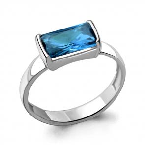 Серебряное кольцо AQUAMARINE с Лондон топазом А6954693 фото