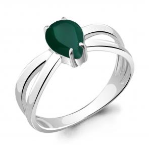 Серебряное кольцо AQUAMARINE с агатом А6955209 фото