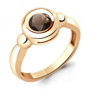 Кольцо из золочёного серебра AQUAMARINE с кварцем А6956601-п фото