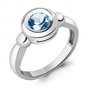 Серебряное кольцо AQUAMARINE с топазом А6956605 фото