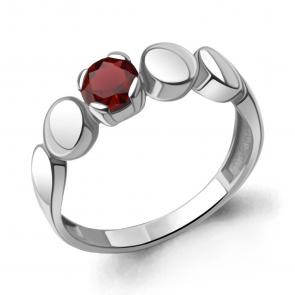 Серебряное кольцо AQUAMARINE с гранатом А6957803 фото