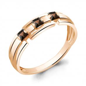 Кольцо из золочёного серебра AQUAMARINE с кварцем А6958001-п фото