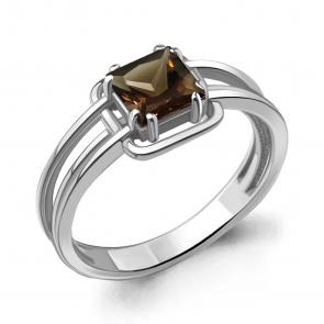 Серебряное кольцо AQUAMARINE с кварцем А6960401 фото