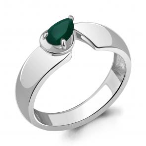 Серебряное кольцо AQUAMARINE с агатом А6967609 фото