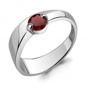 Серебряное кольцо AQUAMARINE с гранатом А6973803 фото