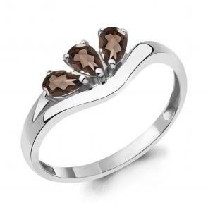 Серебряное кольцо AQUAMARINE с кварцем А6977001 фото