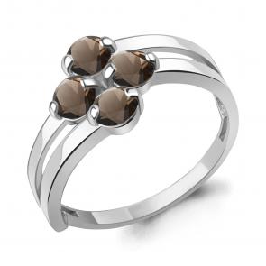 Серебряное кольцо AQUAMARINE с кварцем А6980701 фото