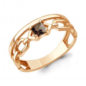 Кольцо из золочёного серебра AQUAMARINE с кварцем А6983701-п фото