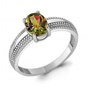 Серебряное кольцо AQUAMARINE с султанитом А6984319 фото