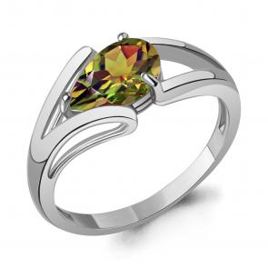 Серебряное кольцо AQUAMARINE с султанитом А6990719 фото