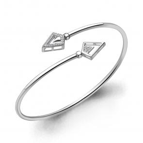 Серебряный браслет AQUAMARINE с фианитом А74162А фото