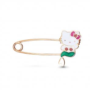 Булавка из золочёного серебра AQUAMARINE с эмалью А74430-п фото