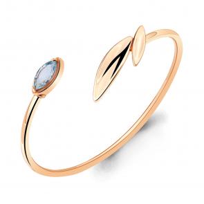 Браслет из золочёного серебра AQUAMARINE с топазом А7450302-п фото