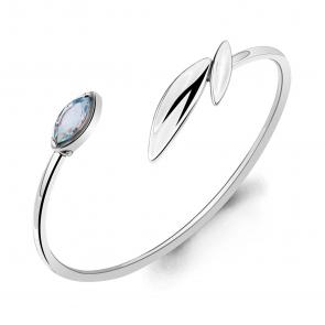 Серебряный браслет AQUAMARINE с топазом А7450302 фото