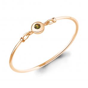 Браслет из золочёного серебра AQUAMARINE с султанитом А7484619-п фото