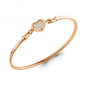 Браслет из золочёного серебра AQUAMARINE с фианитом А74865А-п фото