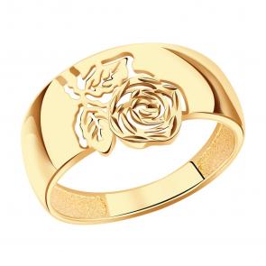 Золотое кольцо Красносельский ювелир АКд622-3742 фото