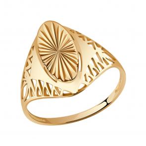 Золотое кольцо Красносельский ювелир АКд674-3977 фото