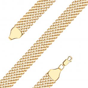 Золотой браслет плетение Фантазийное Красносельский ювелир АМИ-060-Б фото