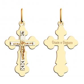 Золотая подвеска Красносельский ювелир АПШ0-0118 фото