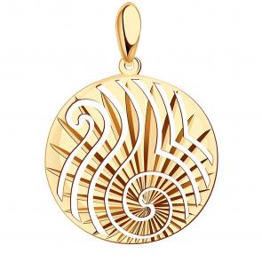 Золотая подвеска Красносельский ювелир АПШ181-0161 фото